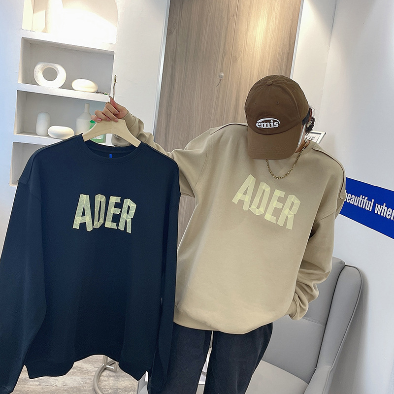 Origami tape letter print sweatshirt